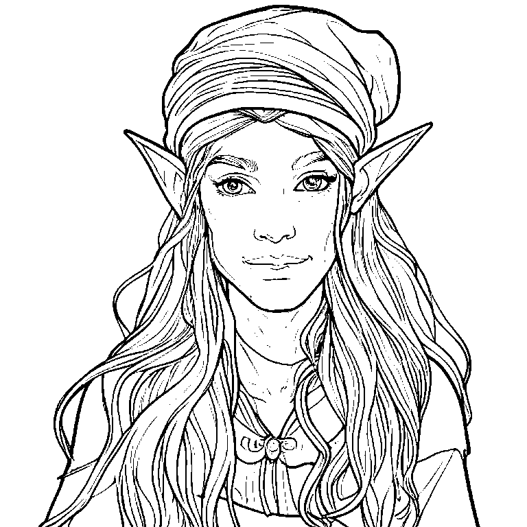 coloring_page_outline_simple_black_and_white_line_art_an_elf.png